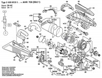 Bosch 0 600 812 042 AHR 700 High Pressure Cleaner 240 V / GB Spare Parts AHR700